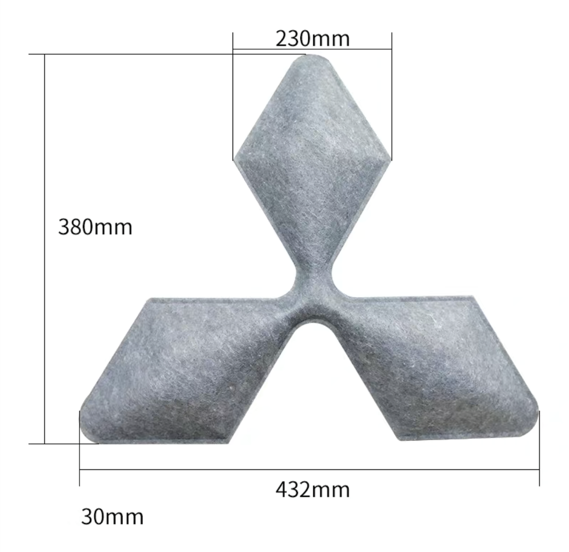 Новая популярная панель Triangle 3D PET Acoustic Panel