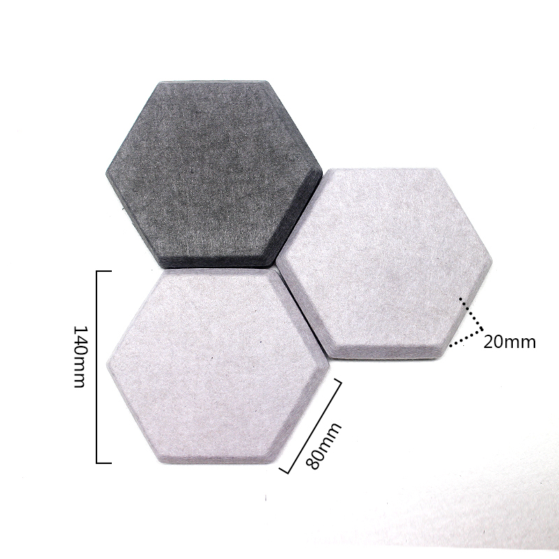 Настенная акустическая 3D-панель из полиэфирного волокна из переработанного ПЭТ 