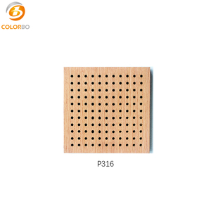 Перфорированная деревянная акустическая панель для отделки стен и потолка